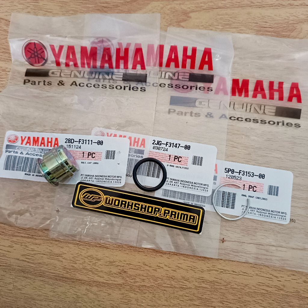 Bolt Cap Tutup As Sok Shock Depan Mio J Teen GT Soul GT Vega RR ZR Jupiter Z1 Lexam Tanpa Drat Ori Y