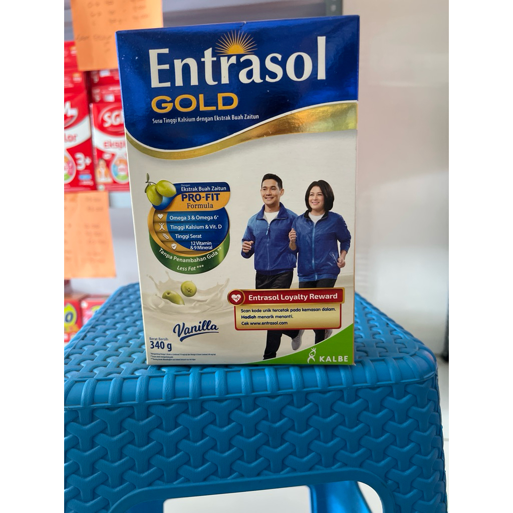 susu entrasol gold vanila 340 g