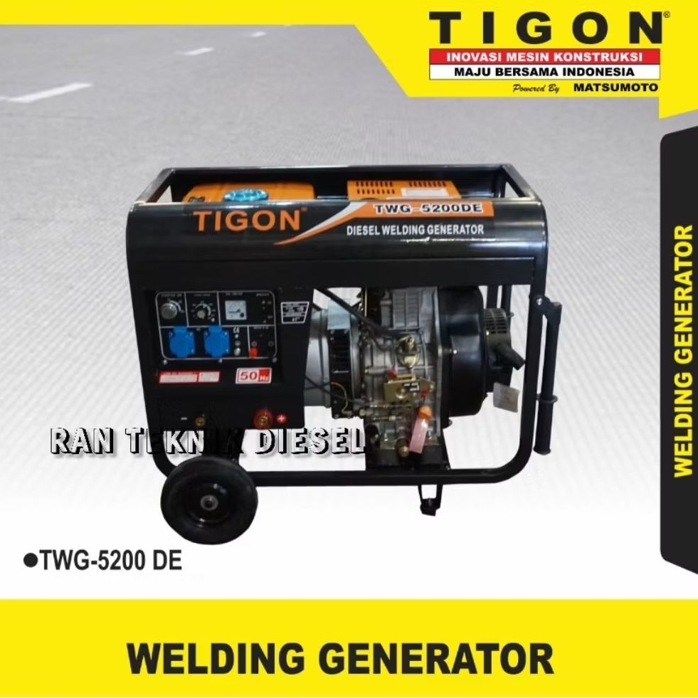 Mesin Las Welding Generator TIGON TWG 5200DE