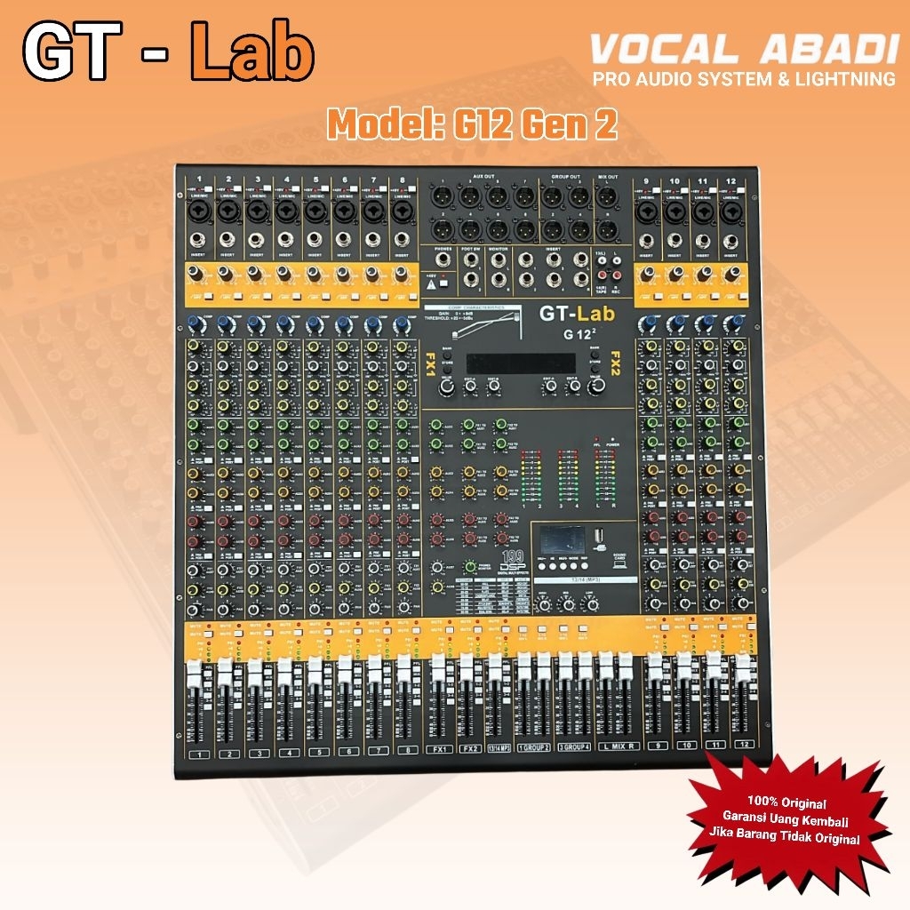 MIXER AUDIO GT-LAB G12 GEN 2