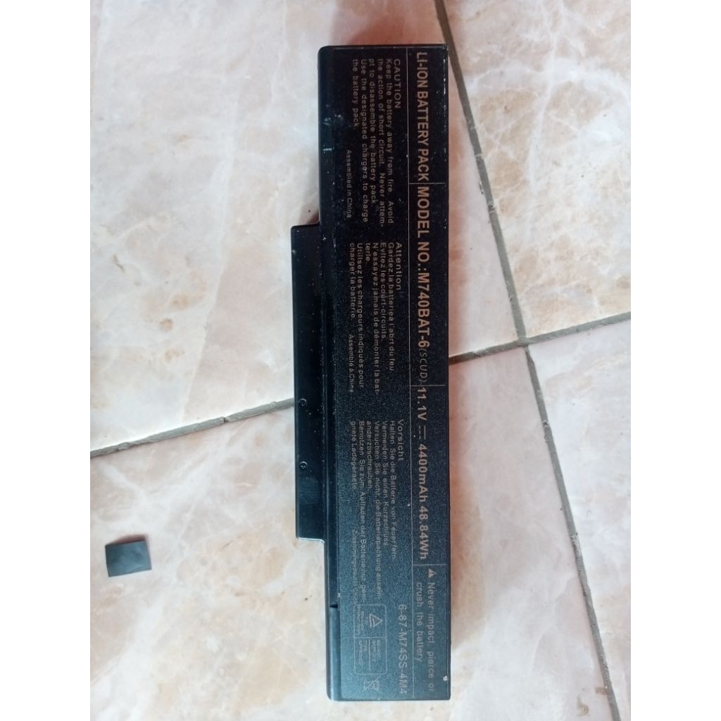 Baterai laptop axioo neon mnc second normal