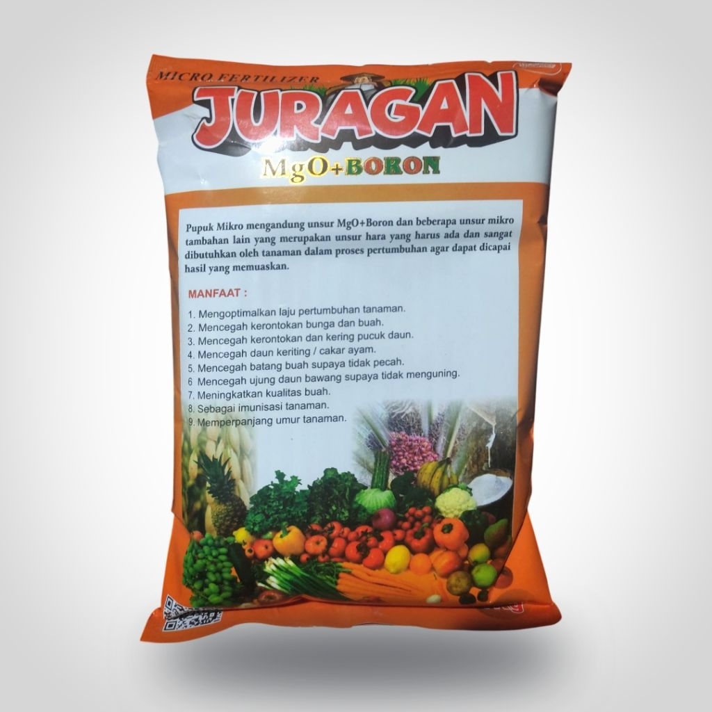 Pupuk Mikro JURAGAN MgO+BORON Kemasan 1KG