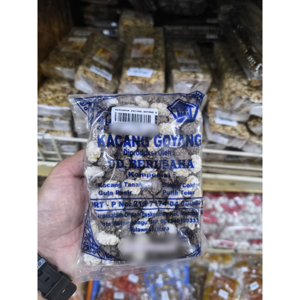 Kacang Goyang Coklat Kecil Oleh-oleh Khas Manado