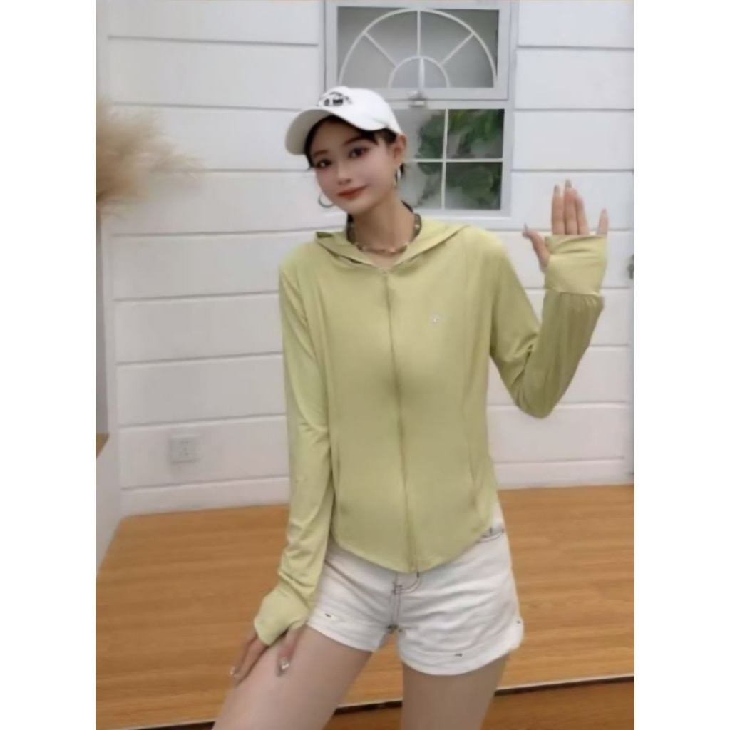 ‼️ PREMIUM IMPORT ‼️ FRISKA SPORTY LONG SLEEVE HOODIE ANTI UV JACKET | JAKET OLAHRAGA