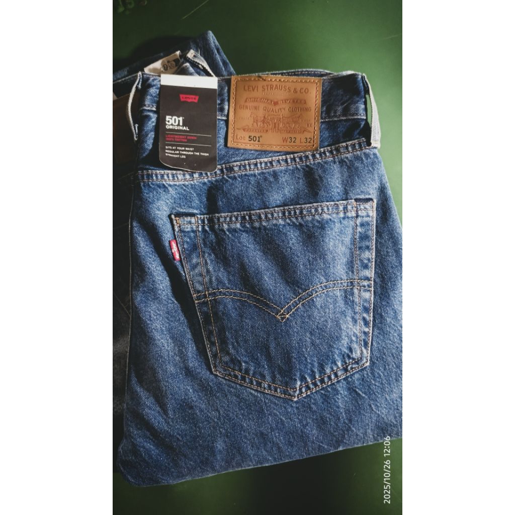 JEANS LEVIS 501 ORIGINAL SIZE 32-32 (00501-3644)