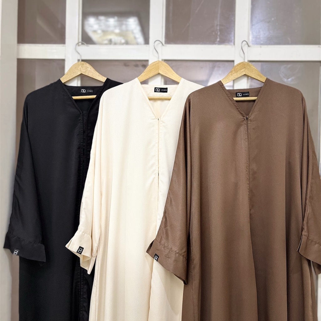 Quba Abaya byfhiasya Bahan silk motif