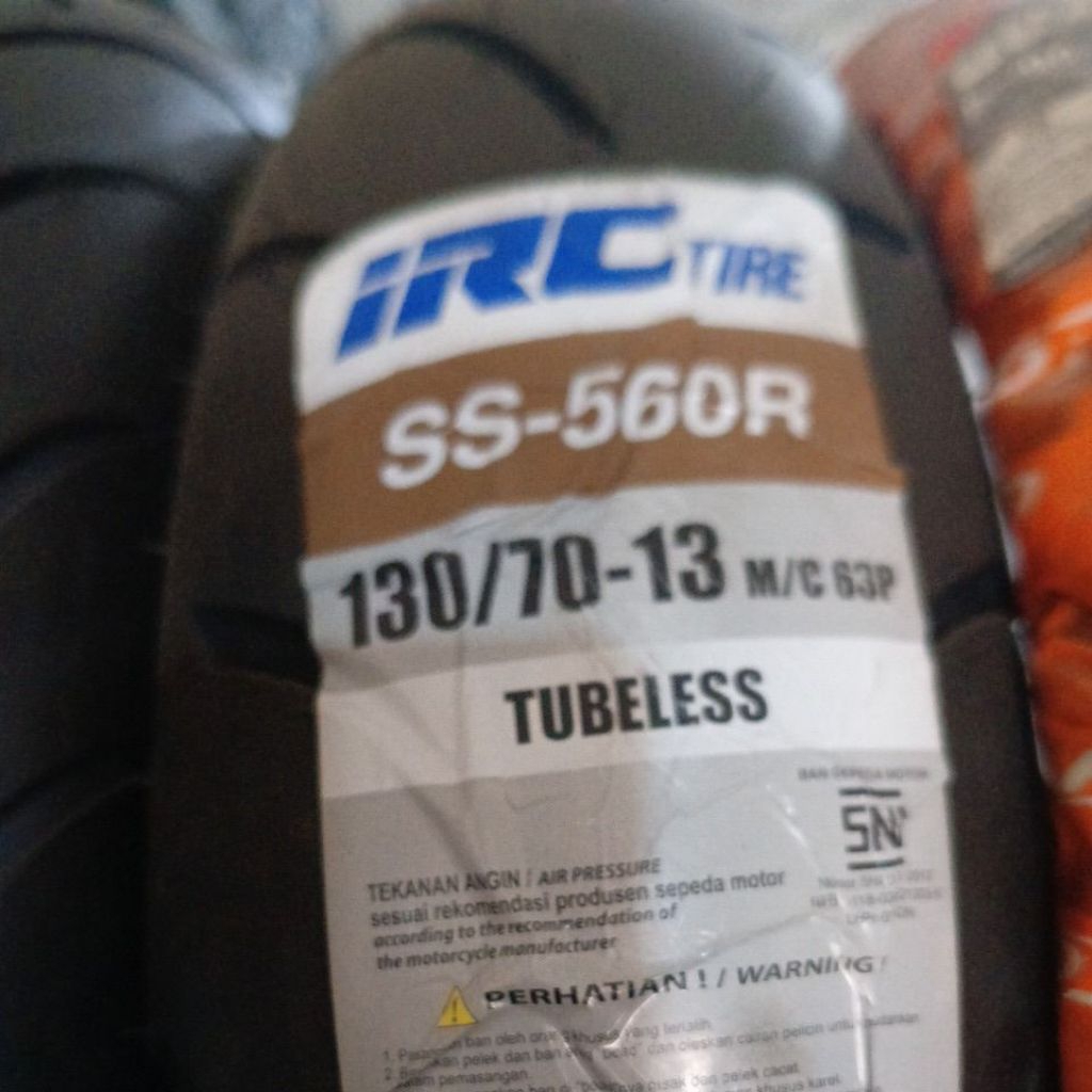 Ban IRC untuk nmax ring 13 Tubeless