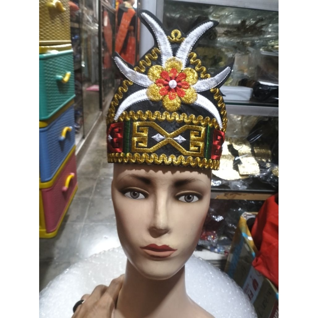 Aksesoris kepala bordir//ikat kepala bordir//mahkota bordir//aksesoris papua//aksesoris Kepala papua