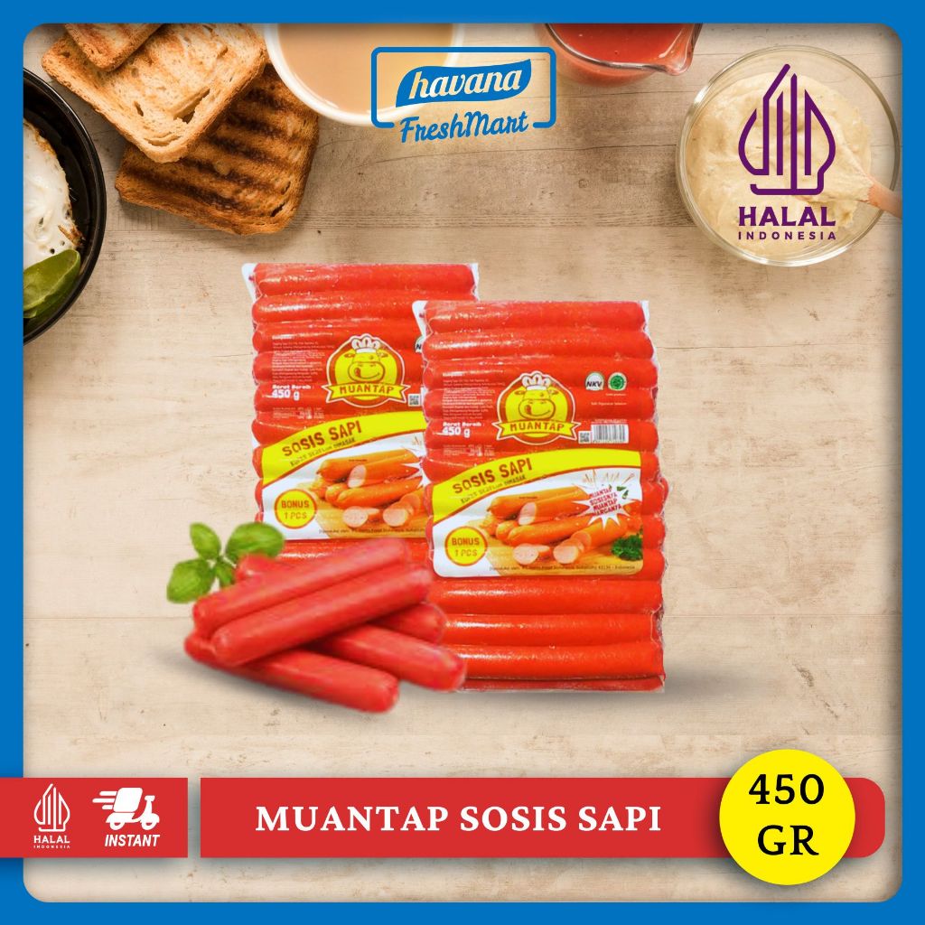 MUANTAP Sosis Sapi 450g
