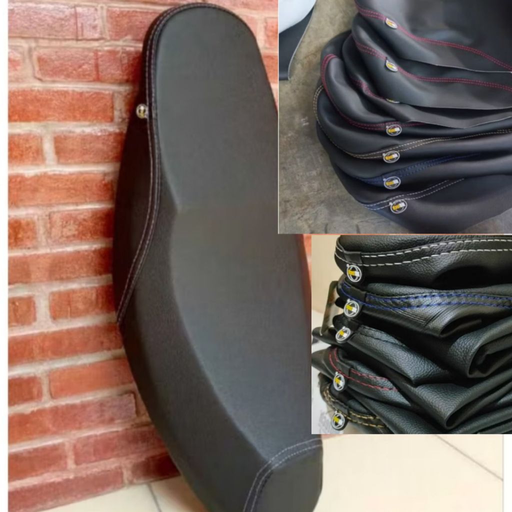 Kulit Jok Motor Mio Sporty/smile Mbtech Camaro  Premium _ kulit jok all motor bebek