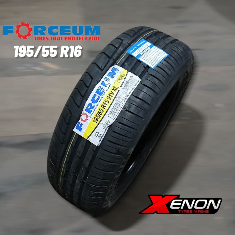 Ban Mobil Baleno Yaris Jazz Avanza Ring 16 FORCEUM OCTA 195 55 R16 - Ban Mobil 195/55 R16