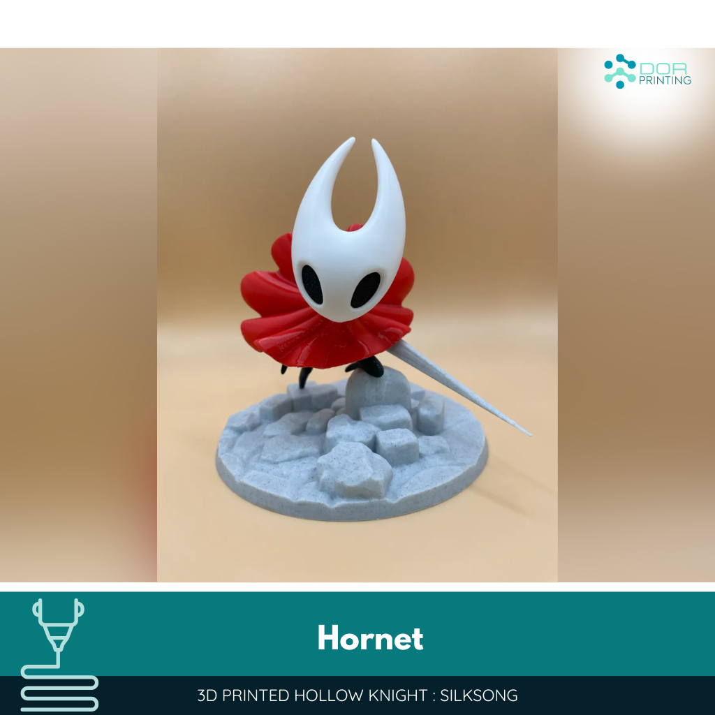 Figure The Hornet 3D Print Hollow Knight Silksong