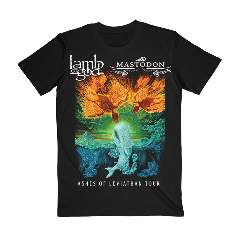 lamb of god ashes of leviathan tour t-shirt