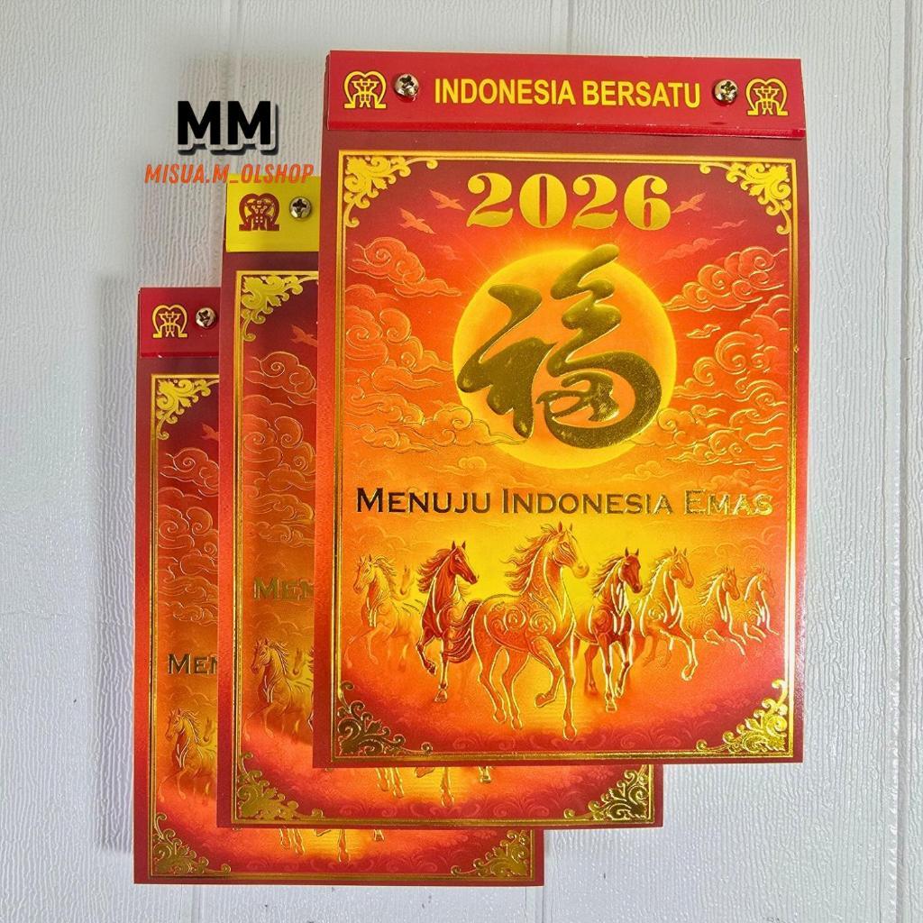 KALENDER HARIAN SOBEK 2026 MENUJU INDONESIA EMAS TAHUN 2026 / KALENDER 2026 /KALENDER MURAH