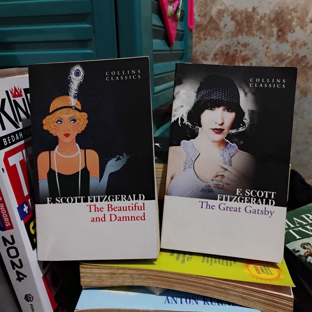 Preloved Dua Novel F. Scott Fitzgerald - The Great Gatsby dan The Beautiful And Damned (Original)