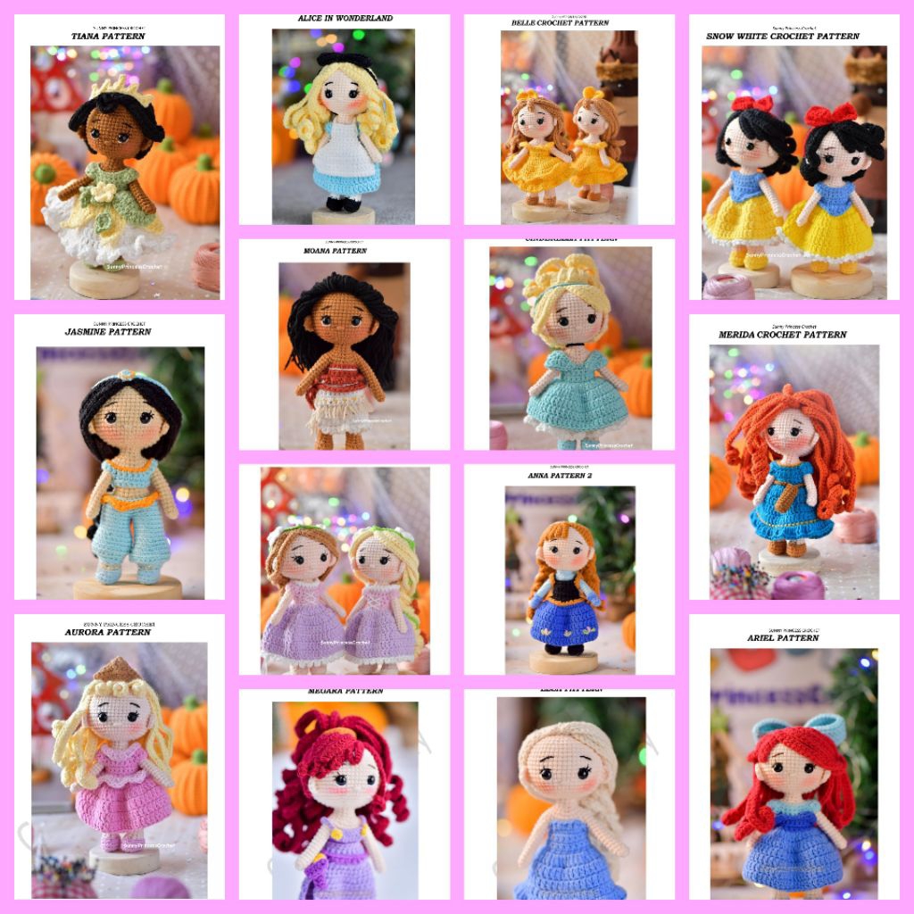 PATTERN AMIGURUMI PRINCESS