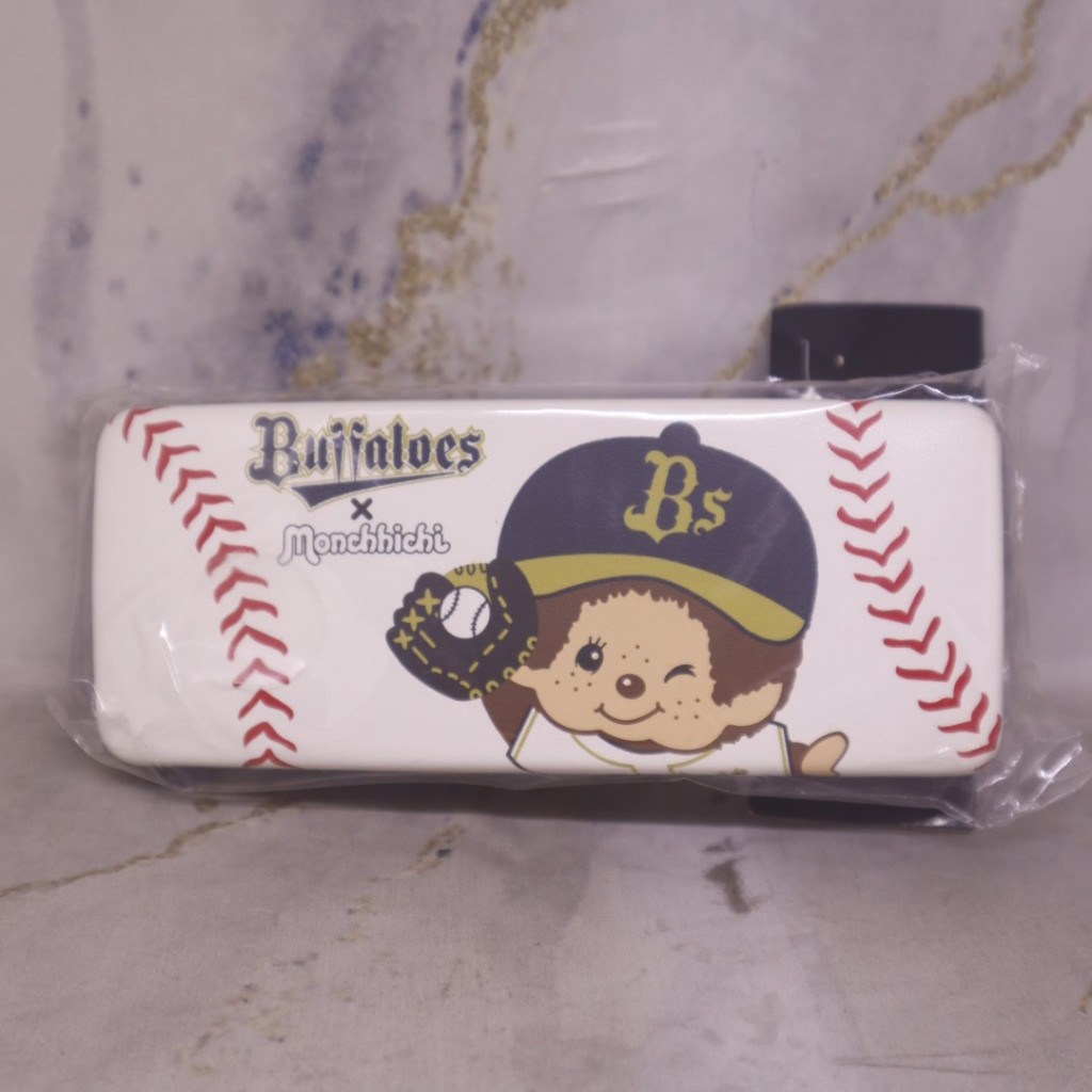 Monchhichi x Team Collaboration Glasses Case Orix Buffaloes tempat kaca mata