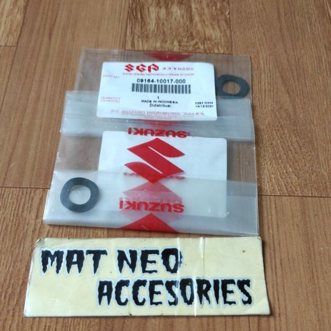 RING GELOMBANG PELATUK ROKER ARM ISI 2 PCS SUZUKI SMASH SHOGUN 125 ORIGINAL SGP