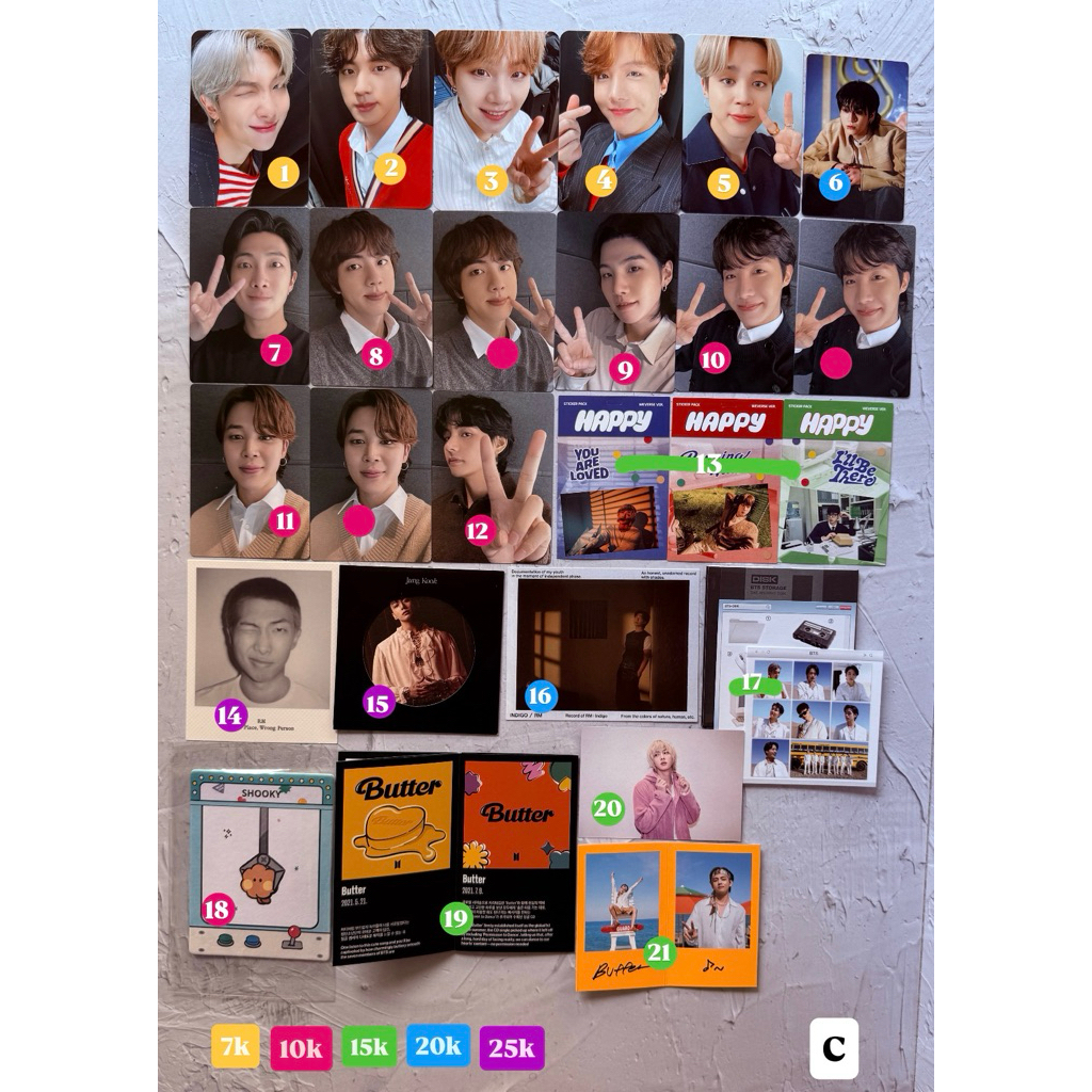[PROMO CUCI GUDANG] Sharing BTS Album Pc Photocard Posca Poster POB RM JIN SUGA JHOPE JIMIN V JK Ind