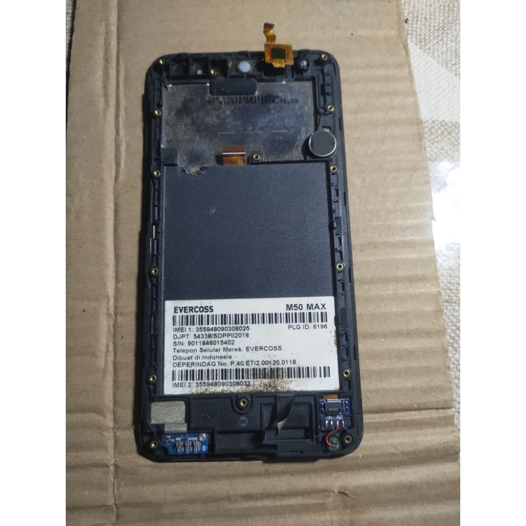 lcd Evercoss m50 max ori copotan normal