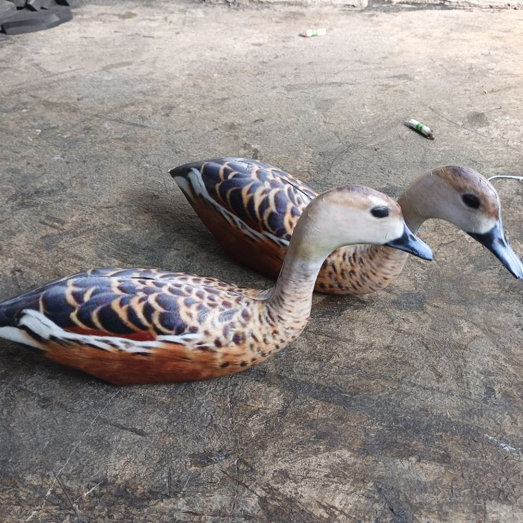 Jontrot belibis kembang anti penyok / patung jontrot belibis mirip aslinya