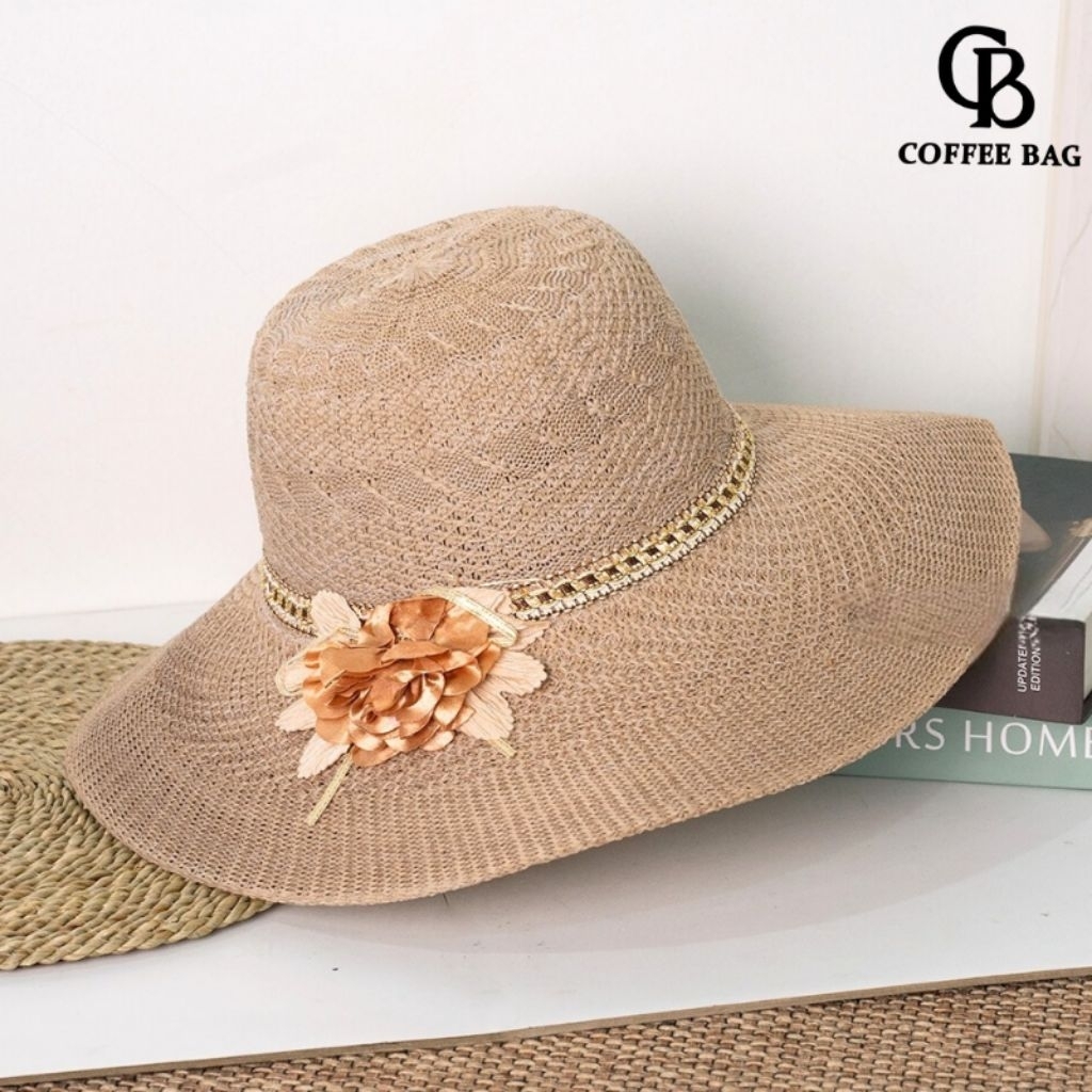 [CB] Topi Pantai Wanita Topi Perlindungan Sinar UV  Topi Bucket Manohara-DY-1149/1135