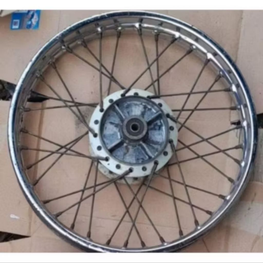 Pelek velg belakang motor Supra x 125 Supra fit new Karisma Revo absolut Blade Original copotan