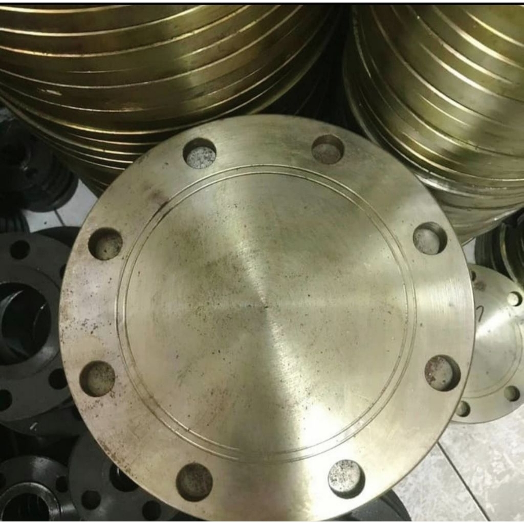 Flange Besi Buta / Flange Buta / Blind Flange Jis 10K 6", 4", 2" Inc Standart Carbon Steel.