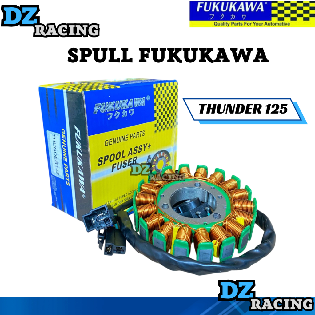 Spull Spool Suzuki Thunder 125 Assy Plus Pulser Pengapian Original Fukukawa