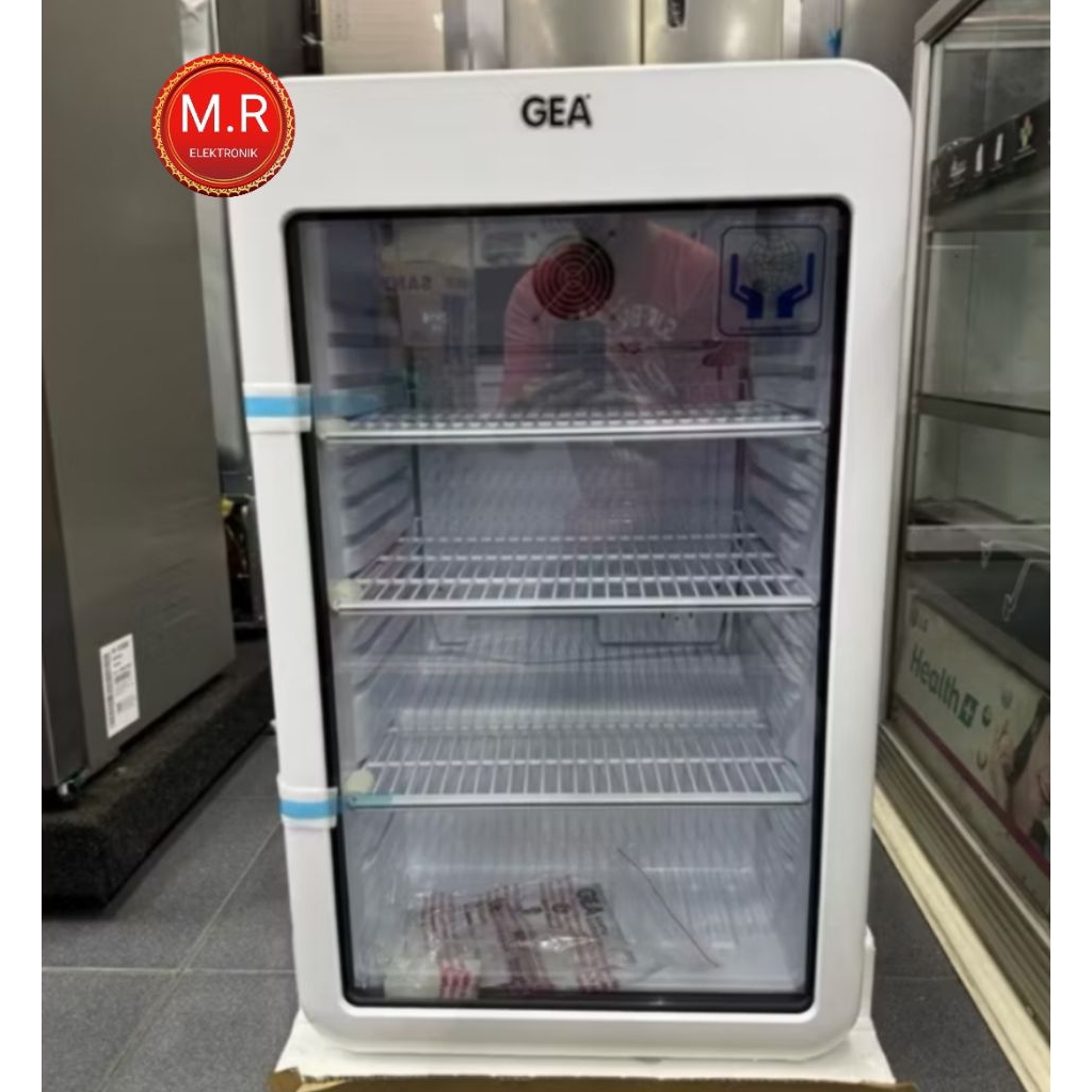 SHOWCASE MINIBAR GEA 3 RAK EXPO-90CVD GARANSI RESMI 5 TAHUN