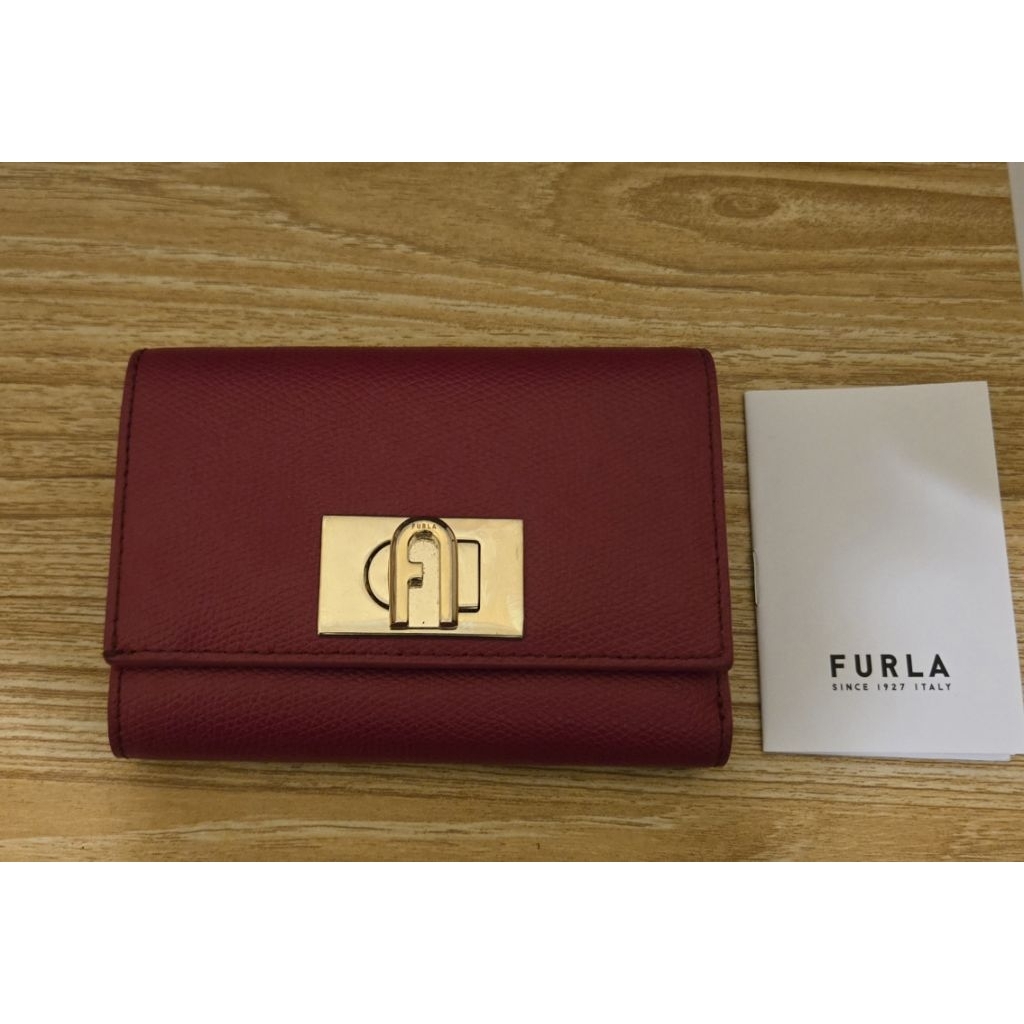 Furla red wallet