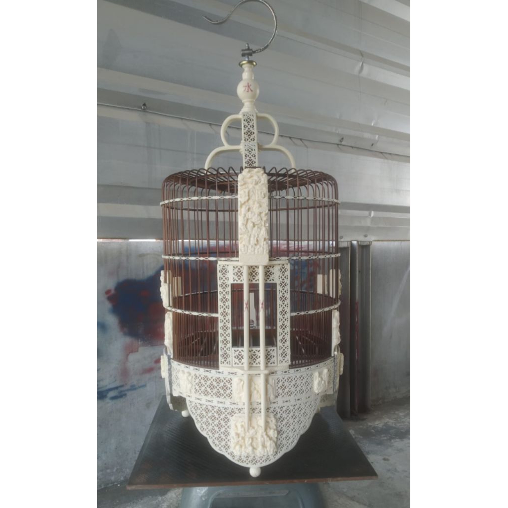 sangkar burung wambi mini motif dewa