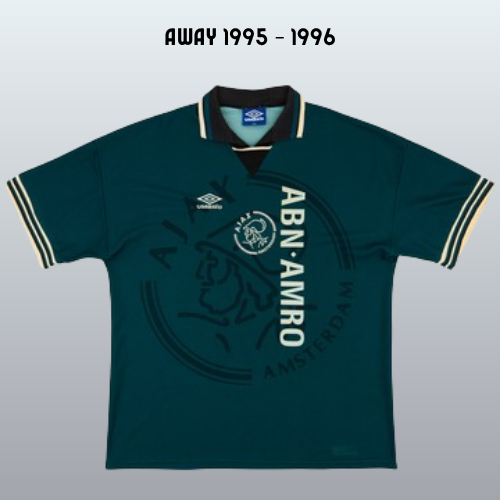 Jersey ajax away 1995 1996