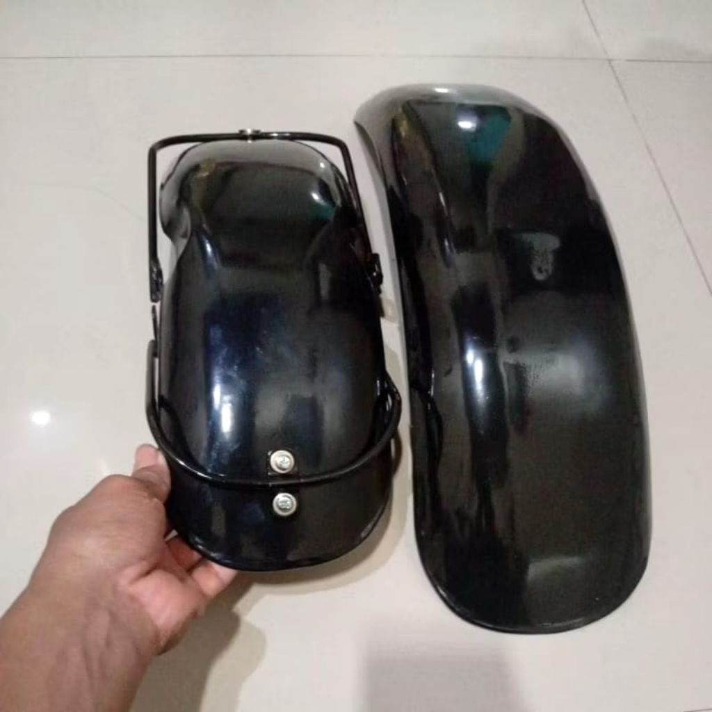 Spakbor Depan Belakang Motor W175, Spakbor Custom Japstyle, Spakbor Depan Belakang Japstyle W175, Sp