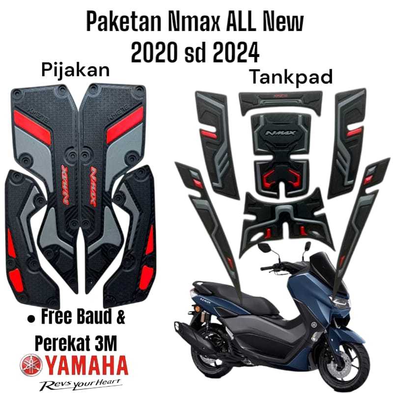 AKSESORIS KARPET MOTOR YAMAHA NMAX NEW / AKSESORIS TANKPAD MOTOR YAMAHA NMAX NEW2020 S/D 2024