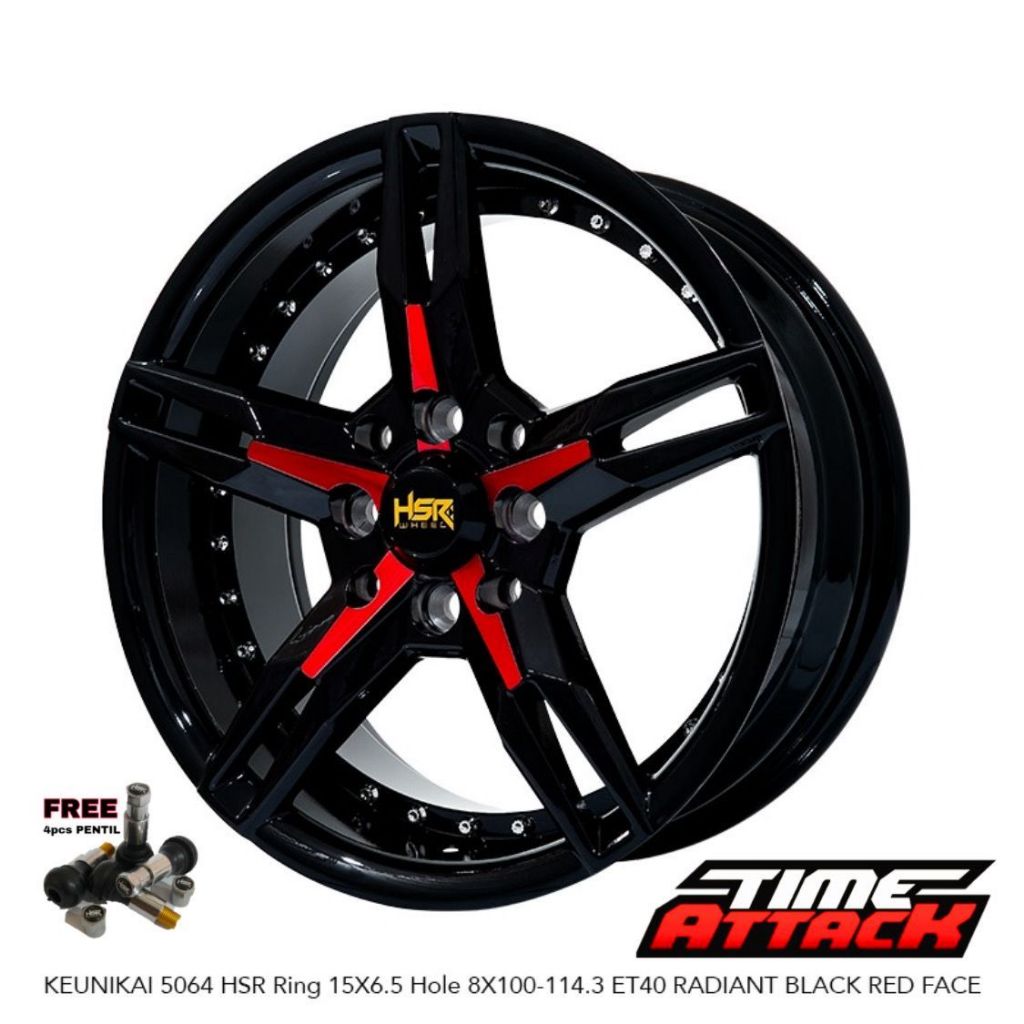Velg Mobil Sigra R15 HSR WHEEL Tipe Keunikai Velg Mobil HSR Ring 15