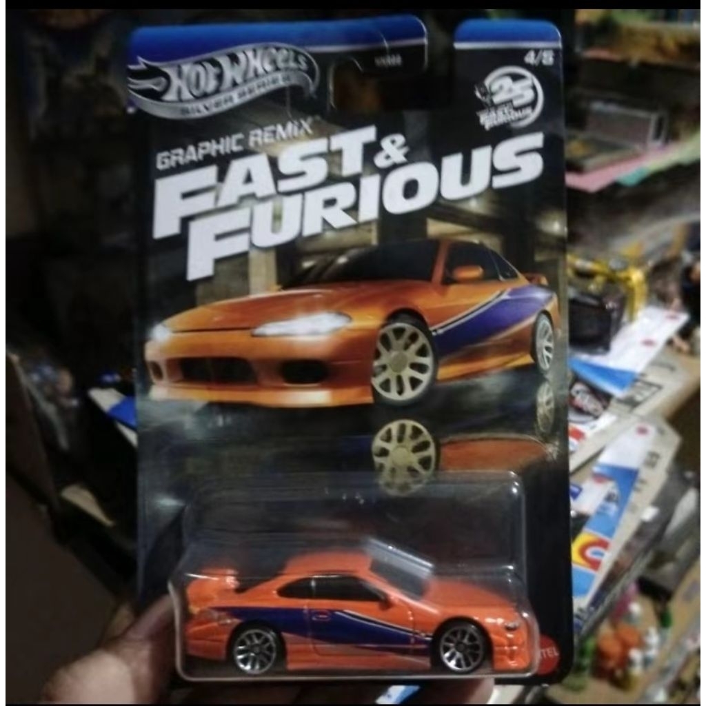 Hotwheels Graphic Remix Fast Furious Nissan Silvia