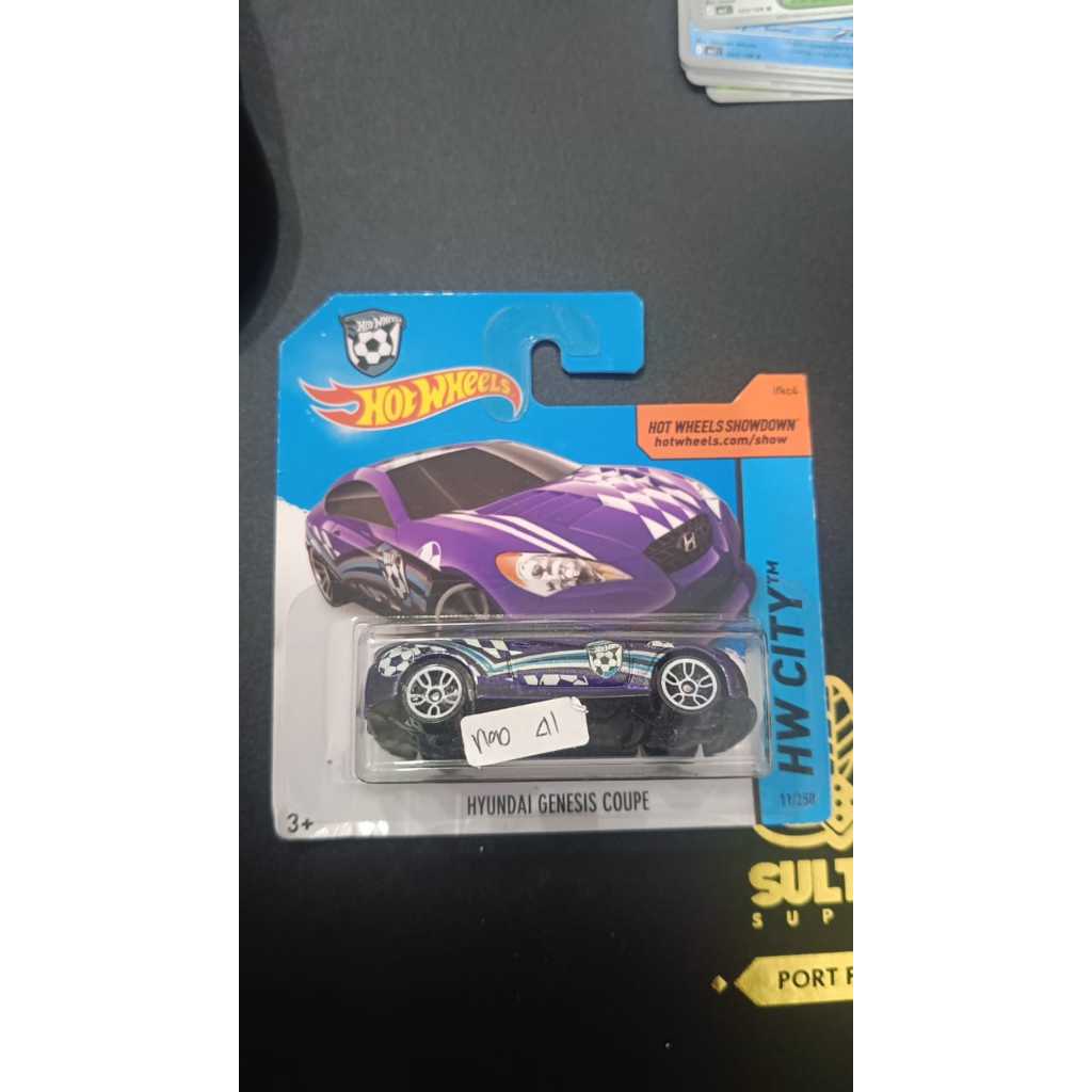 hotwheels hyundai genesis coupe hw city short card