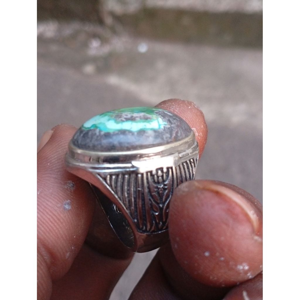 batu pirus persia hijau lawasan