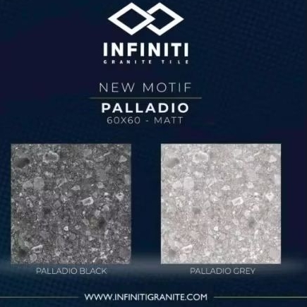 granit lantai/dinding 60x60 palladio series carfot unpolish/doff/matte by infiniti