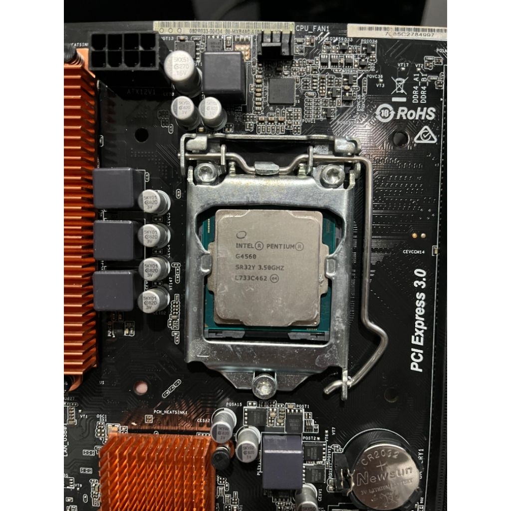 paketan g4560 asrock h110m minus