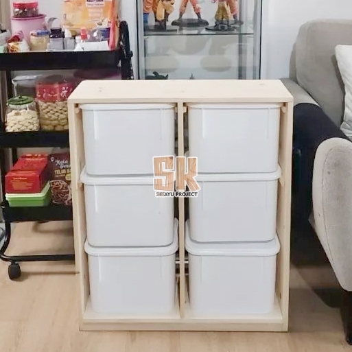 Rak Mainan Anak Minimalis 6 Box Ke Atas /Rak Serbaguna/Rak Trofast Mainan/Rak Trofast Serbaguna/Rak 