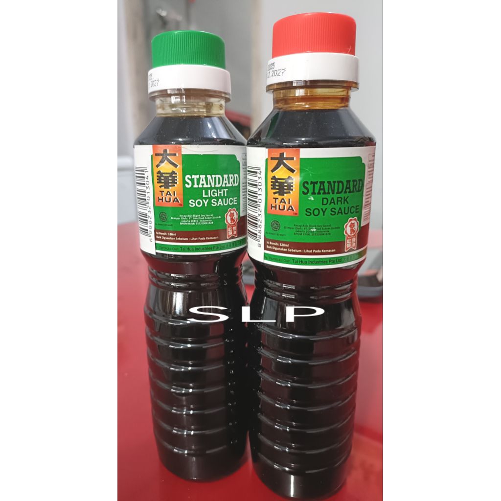 Kecap Tai Hua Standar Light Soy Sauce & Dark Soy Sauce 320ml