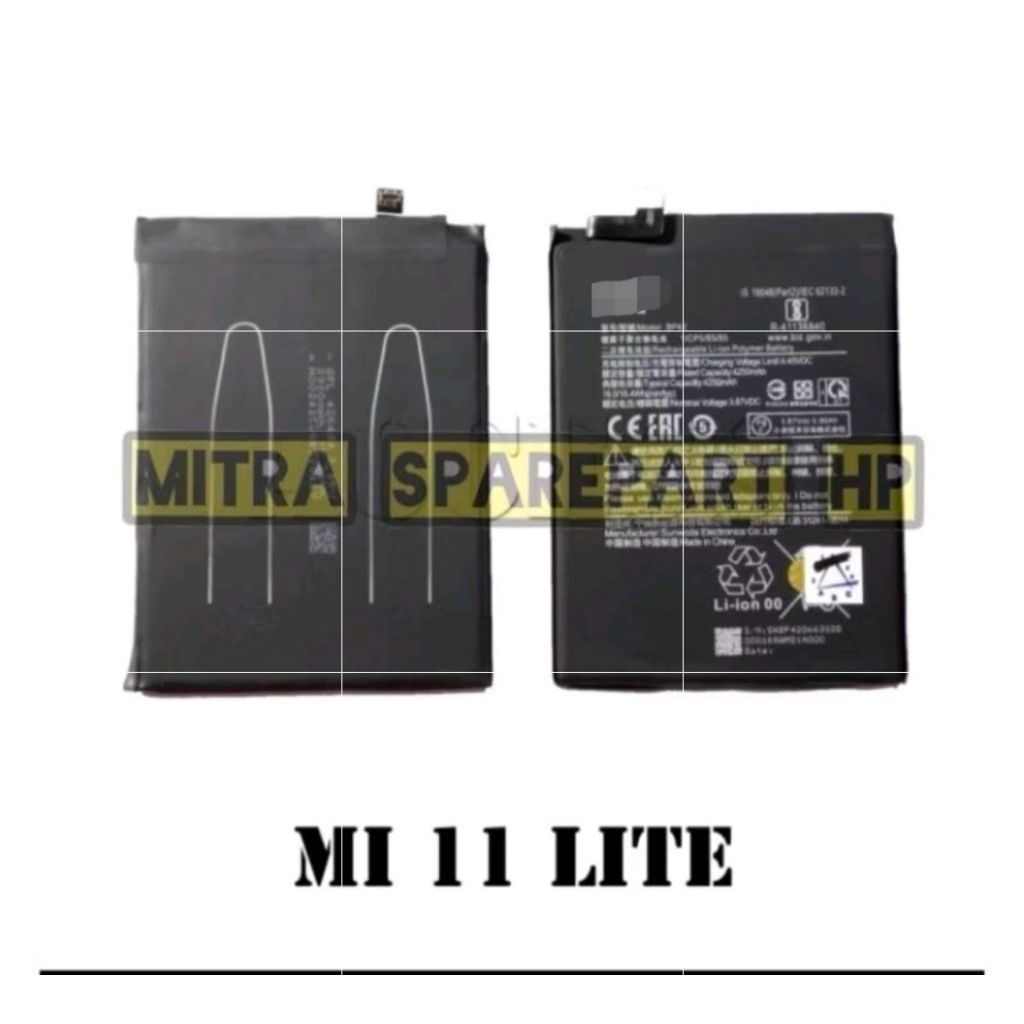 BATERAI BATRE BATTERY XIOMI MI 11 LITE MI11 LITE BP42 BP-42 BP 42