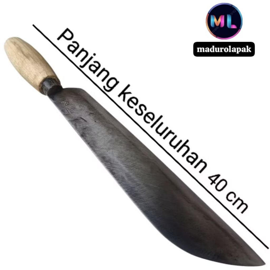 Pisau dapur -+40cm  baja per super tajam iris daging ikan dan sayur-sayuran