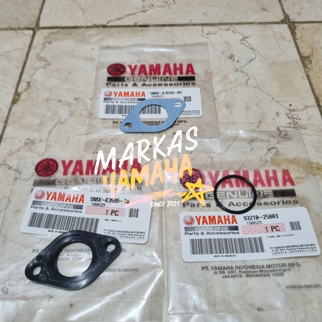 Paking intake mio oring intake mio set gasket intek manifold fiber intake manipul perpak intake mio