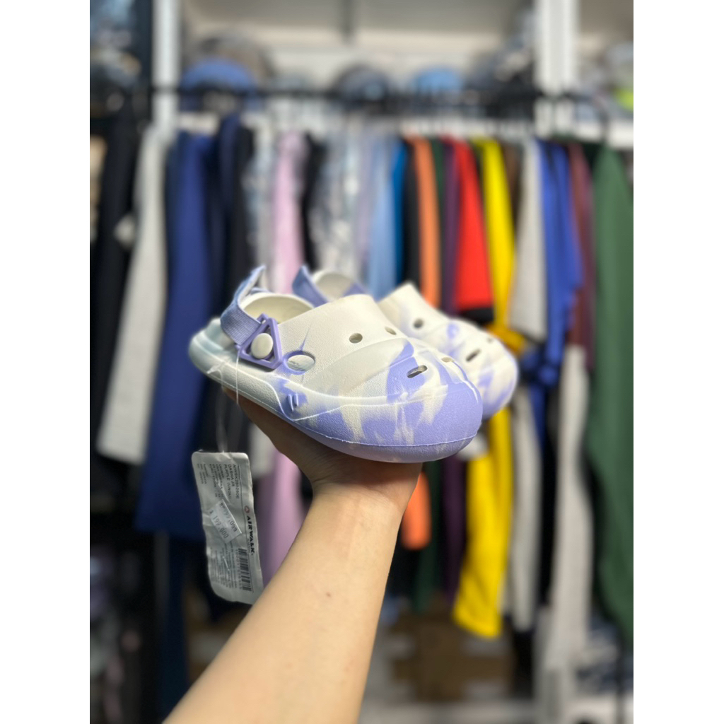 SANDAL ANAK AIRWALK SLIP ON DASHA JR AIWSK25025E PURPLE 100% ORIGINAL SENDAL AIRWALK KIDS