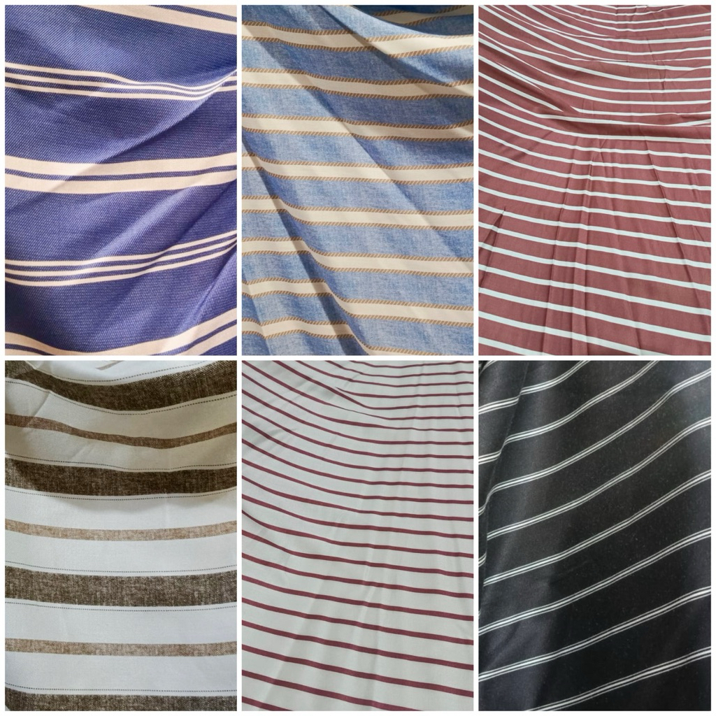 KAIN RAYON TWILL MOTIF SALUR