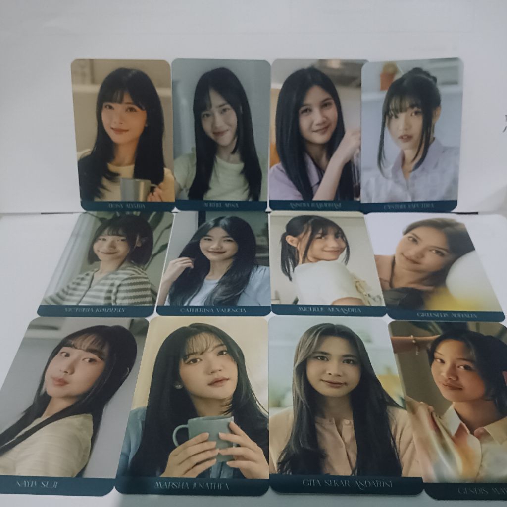 Photocard PC Official JKT48 Kalender Gaze Of Dream ( Michie, Erine, Marsha , Gita, Chyntia, Nayla, G