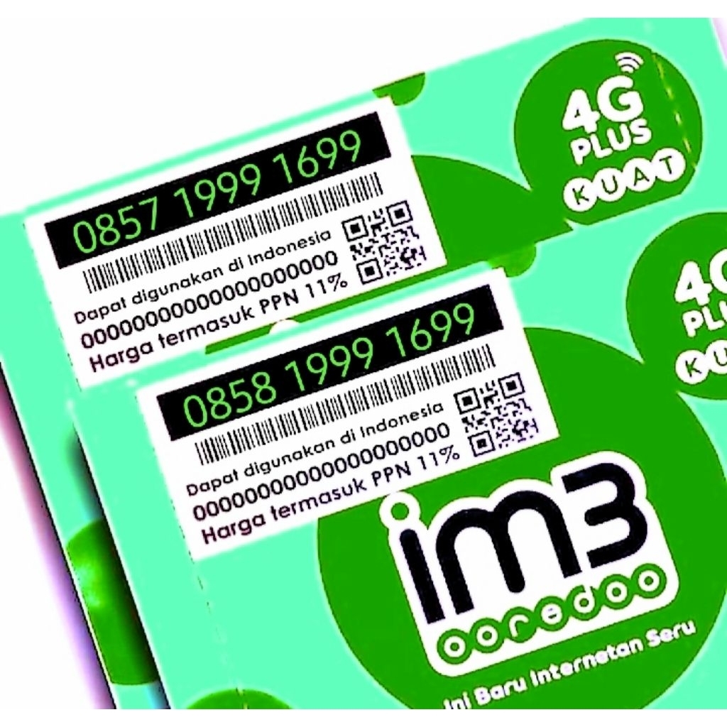 KARTU PERDANA Nomor Cantik Indosat Couple 1999 1699 Sepasang